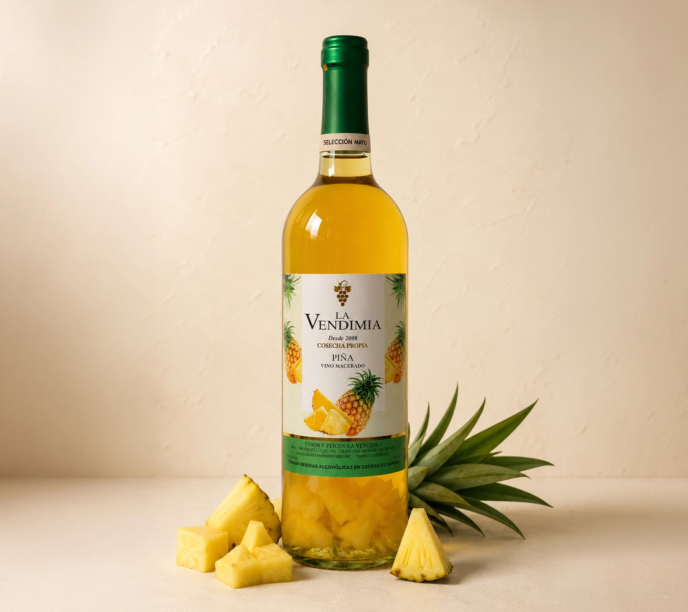 Vino de Piña 750 ml seleccionado por MAYU